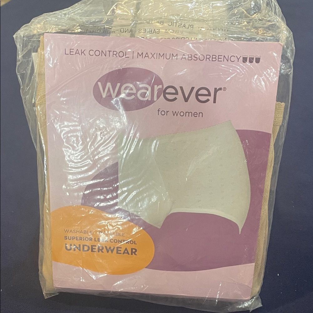 Wearever Women's Leak Control Underwear - Cream